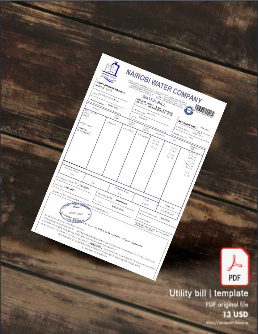 Utility bill | Albanian Power | Albania